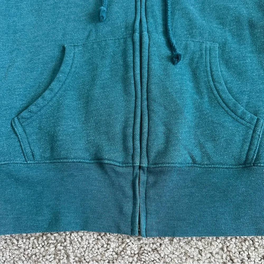Tommy Hilfiger Zip Up Sweater Jacket Turquoise Womens XS